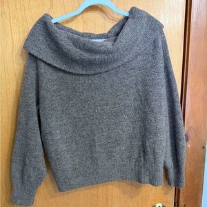 H&M Brown Cowl Neck Sweater